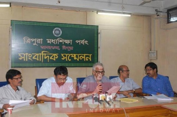 TBSE HS (+2) science stream results declared: 81.41 pass percentage recorded, among 3319 candidates 2702 passed the examination: TBSE Board President Prof. Mihir Deb holds press meet